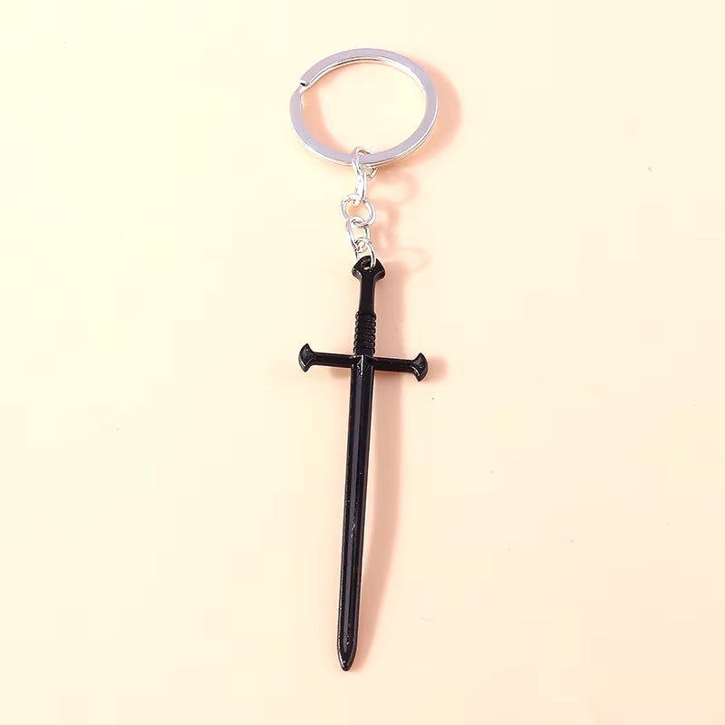 Fashion Cross Keychain for Women Men Gold Color Dazzling Crystal Religious Jesus Crucifix Key Rings Chain Christian Jewelry