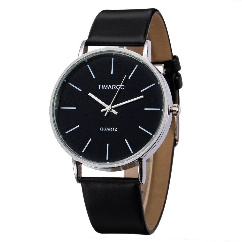 Luxury Women Watches 2023 New Stylish Silver Minimalist Business Ladies Quartz Watch Breathable Leather Steel Clock Reloj Mujer